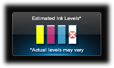 Black Ink Cartridge Error_Ink Empty Alert